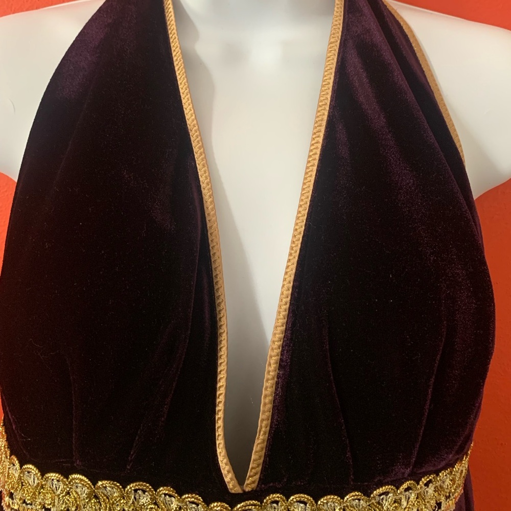 Bohemian Multicolor Halter Dress 10 - Picture 2 of 11